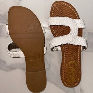 White Sandals size 7 Circus by Sam Edelman